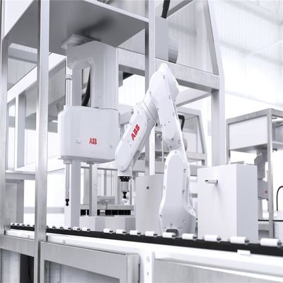 ABB IRB120 6 Eksenli Endüstriyel Robot Kol Montajı Taşıma Toplama Paketleme Robotu Yükü 3Kg ICR5 Contro ile 580mm'ye Ulaşın