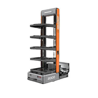 Lojistik için 600mm / S Kaldırma Vizyon Navigasyon Forklift Robotu