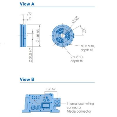 6 Eksenli Robot Kol GP110 Yükü 110kg Malzeme Taşıma İçin 2236mm'ye Ulaşın