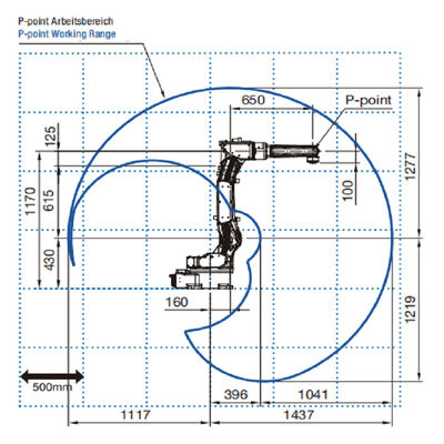 6 Eksen FD-V8 Playload 8kg Reach 1437mm Mig Ark Kaynak Robotu