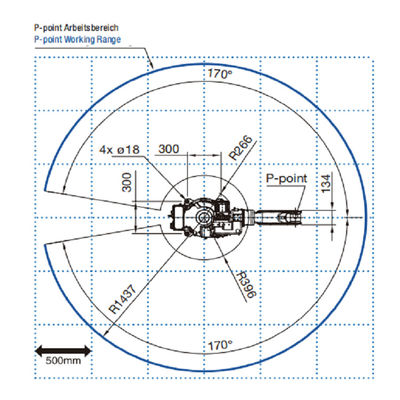 6 Eksen FD-V8 Playload 8kg Reach 1437mm Mig Ark Kaynak Robotu
