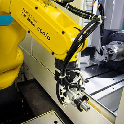 Yük 7kg Erişim 717mm LR Mate 200iD Robot Kolunu Al ve Yerleştir