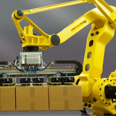 4 Eksen Yükü 185kg Erişim 3143mm M-410iC185 Paletleme Robotu