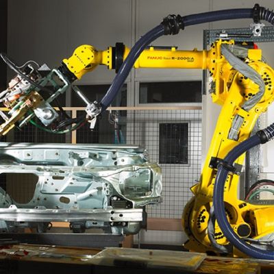 R-2000iC / 165F Yükü 165kg Uzanma 2655mm Boyama Robotu