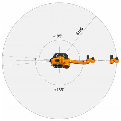 KR 120 R3200 PA 5 Eksen Yükü 120kg Reach 3195mm Paletleme Robotu