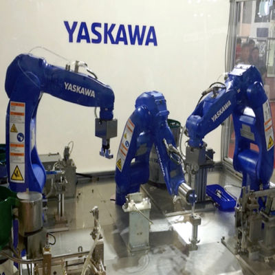 Paletleme Robotu İçin Kullanılan Motoman GP7 6 Eksenli Endüstriyel Robot Kol