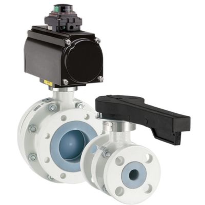 Emerson Model NTB / NTC PFA Kaplı Küresel Vanaların Neotecha Vanaları