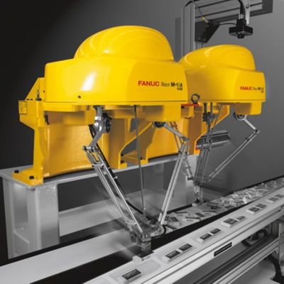 3 Eksenli Robot Kol M-1iA / 1HL, Robot Kol Delta Robotu Paketlemek İçin Kullanıldı