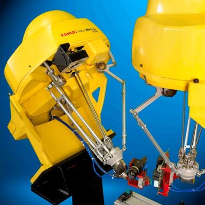 3 Eksenli Robot Kol M-1iA / 1HL, Robot Kol Delta Robotu Paketlemek İçin Kullanıldı