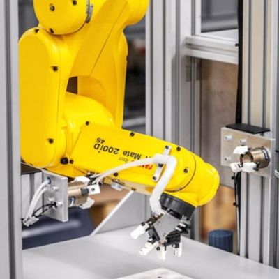 Endüstriyel Robotik Kol Püskürtme İçin Küçük 6 Eksenli Robot Kol LR Mate 200iD