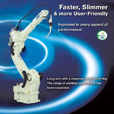 Kaynak için Diğer Kaynak Ekipmanları Olarak 8KG Yüklü FD-V8L'nin Daha Hızlı ve Daha İnce Robotik Kaynak Robotu