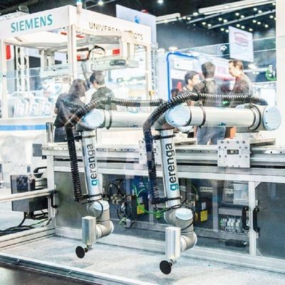 Pick And Place Machine İçin İşbirliğine Dayalı Robot Olarak 5KG Yük Manipülatörüne Sahip Hafif Cobot Robot UR 5e