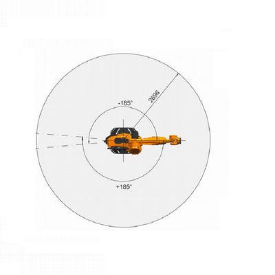 210 kg nominal yük kapasiteli 6 eksenli endüstriyel robotik kol endüstriyel robot kuka endüstriyel robot