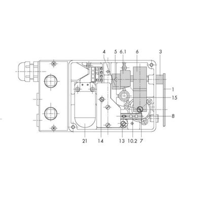 Samson 4763 Elektropnömatik Konumlandırıcı Valf Parçaları ile Kontrol Vanası İçin Valf Konumlandırıcı Olarak