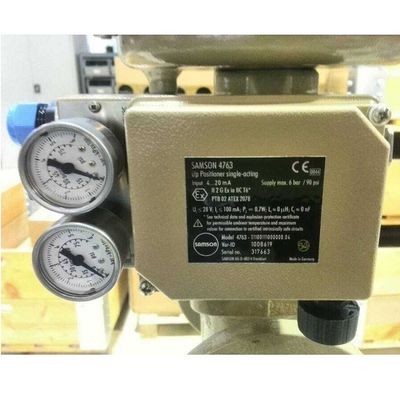 Samson 4763 Elektropnömatik Konumlandırıcı Valf Parçaları ile Kontrol Vanası İçin Valf Konumlandırıcı Olarak