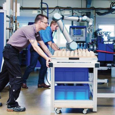 Elektronik İşbirlikçi Robot için Montaj Robotu UR16e 6 Eksenli Robotik Kol