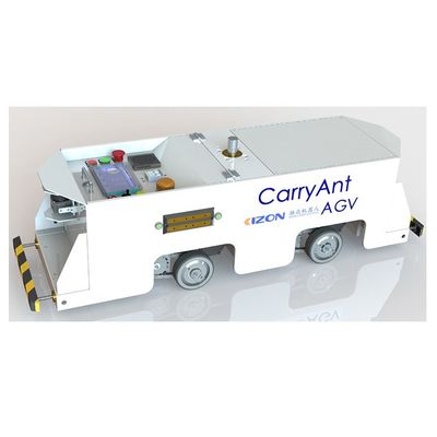 Çift Yönlü Alçak Yükseklik AGV-QRS2000 Cizon AGV'nin Robot Kolla Kullanılan Çekme İçin Düşük Yükseklikli AGV Olarak
