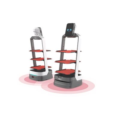 AI Yapay Zeka Servis Robotlu Yemek Teslim Robotu Garson