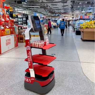 AI Yapay Zeka Servis Robotlu Yemek Teslim Robotu Garson