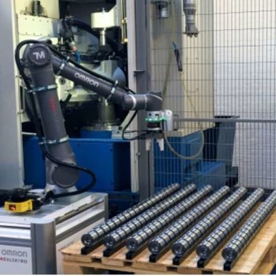 kaynak robot kolu Otomasyon OMRON TM12 6 Eksenli Robot kolu İşbirliği Robotu Olarak