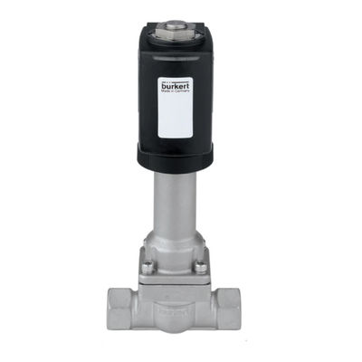 Burkert Kontrol Valfinin Doğrudan Etkisi İçin Medyadan Ayrılmış 2/2 Yollu Tip 6026 Piston Valfi