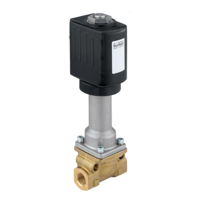 Burkert Kontrol Valfinin Doğrudan Etkisi İçin Medyadan Ayrılmış 2/2 Yollu Tip 6026 Piston Valfi