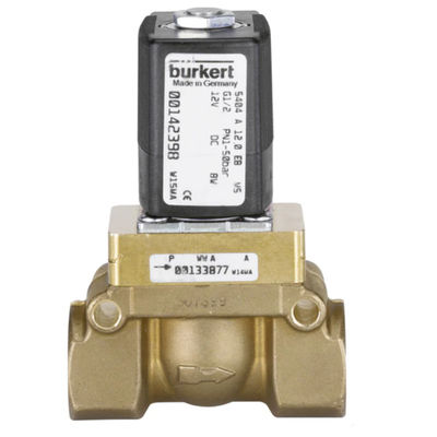 Valf Parçalarının Piston Valfi Olarak Servo Destekli 2/2 Yollu Burkert Tip 5404 Solenoid Valf