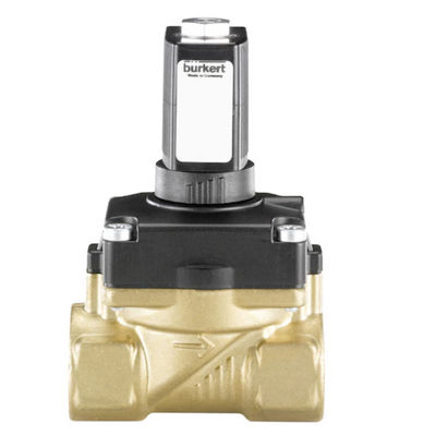 Solenoid Valf Olarak 2/2 Yollu Servo Destekli Tip 6211 Diyaframlı Valf Kompakt Valf Gövdesi