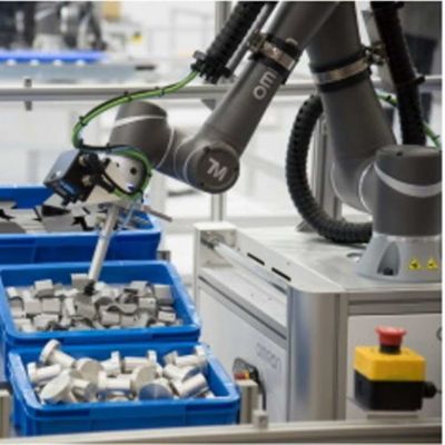 6 Eksenli Robot Kolu OMRON TM14M Görsel Kameralı Robotu Cobot Olarak Kullanıyor