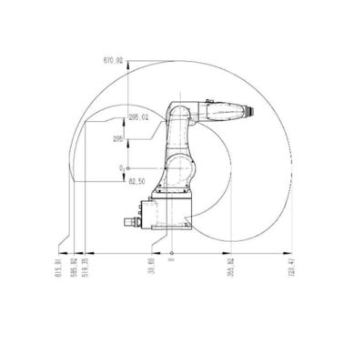Kaynak Robotu Çin TKB060-6kg-720mm Diğer Kaynak Ekipmanları Olarak Kaynak İçin