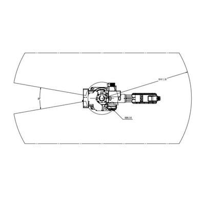 Robotik Kol 6 Eksen Çin TKB1600-12KG-1410mm'yi Evrensel Robotlar Olarak Kullanma
