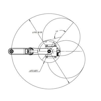 Endüstriyel Robot Kolu 6 Eksenli STW030-3KG-500/600mm Klavye Montajlı Scara Robot