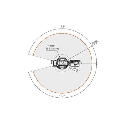 Küçük Endüstriyel Robotu IRB 120 6 Eksenli Endüstriyel Robotlar Kolu Cnc Montaj Robotu