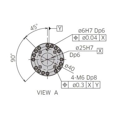 Robot kaynak kolu 6 Eksen RA020N Diğer kaynak ekipmanları olarak CNGBS kaynak konumlandırıcı ile