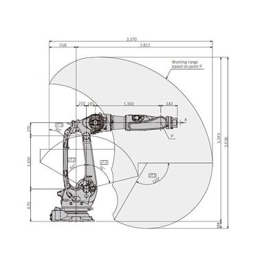 Punta Kaynak Makinesi Olarak Kaynak İçin Punta Kaynak Robotu BX300L Yükü 300kg