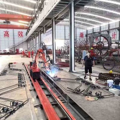 Kaynak Robotik Kol 6 Eksen Çin QJRH4-1A Robot Kaynak Meşalesi Kaynak Robotu