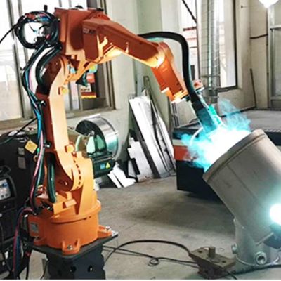 Kaynak Robotik Kol 6 Eksen QJR6-3 Mig Kaynakçıları ile Çin Robotu Kaynak Robotu