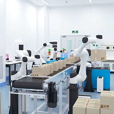İşbirliği Robotik Kol 6 Eksenli CR3 Çin Robotu CNGBS Robotu Yakalayıcı ile Cobot Taşımacılığı