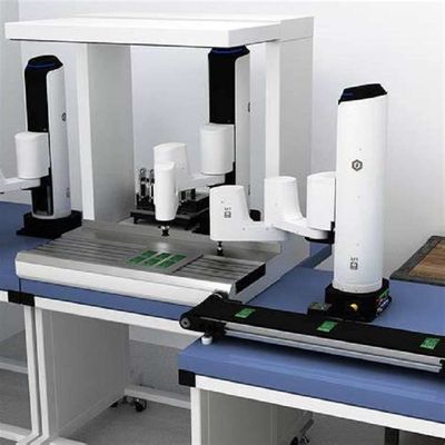 Scara Robot Çin M1 İşbirliği Robotu, Cobot Olarak Görsel Sortlama Otomasyonunu Yapmak İçin Yakalayıcıyla