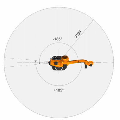 KUKA 6 Eksenli Endüstriyel Robot KR 360 R2830, 360 Kg Nominal Yüklü Otc Otomatik Kaynak Robotlu