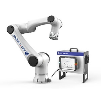 HAN'S Elfin Serisi E5 Cobot Toplama ve Yerleştirme Makinası Olarak AGV Robot Yükü 5kg 6 Eksenli Çalışır