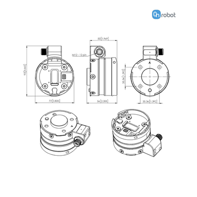 ONrobot robot tutucu SP1 SP3 SP5 el tutucu UR cobot pnömatik tutucu için çalışır