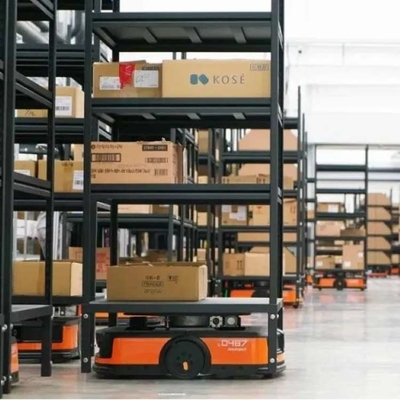 AGV Robotu Q7-1500D Slam / QR Kod Navigasyonu CNGBS Cobot Robotu ile Malzeme İşleme Robotu