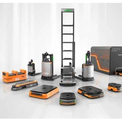 AGV Robotu Q7-1500D Slam / QR Kod Navigasyonu CNGBS Cobot Robotu ile Malzeme İşleme Robotu