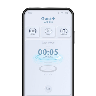 Geek+ AGV Robot Uv Light Akıllı UV Dezenfeksiyon Robotu Halk Sağlığı Koruyucusu