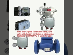 Yeni ve Orijinal Spiraxsarco valfi KE73 valfi Burkert kontrolörü ile Masoneilan konumlandırıcı SVI1000/SVI2 Satılıkta