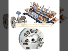 Rosemount 8800 Vortex Akışölçüsü ve 644 Sıcaklık Göndericisi sensörü ile valf anahtarlama cihazı